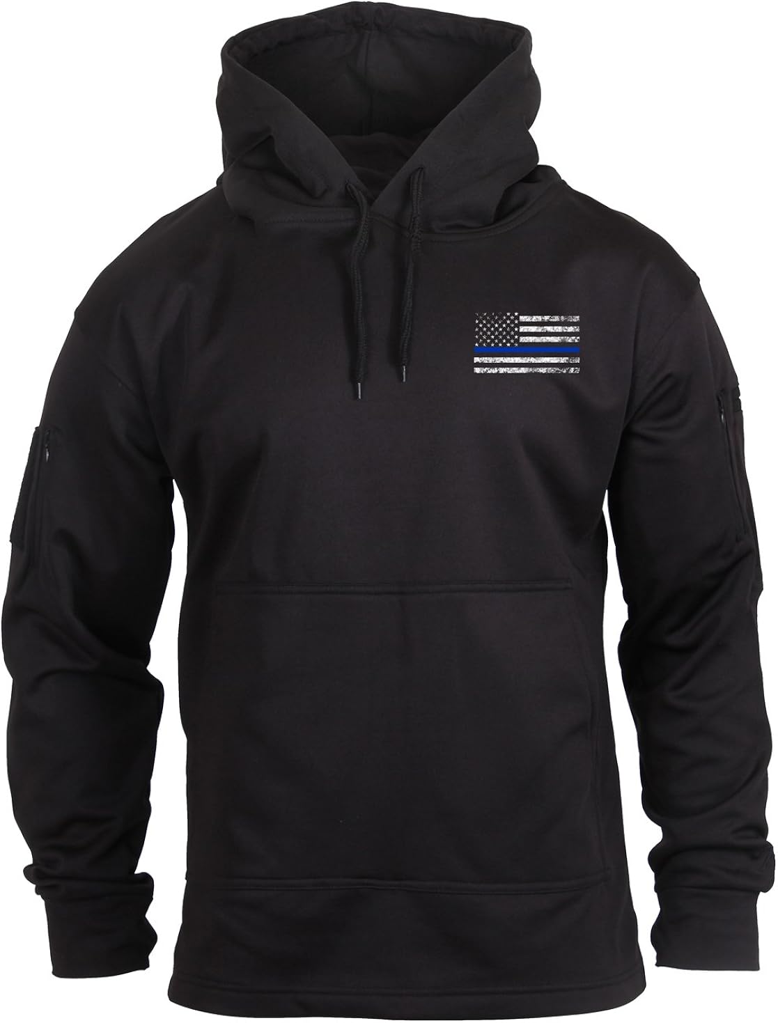 Rothco Thin Blue Line Concealed Carry Hoodie: Clothing