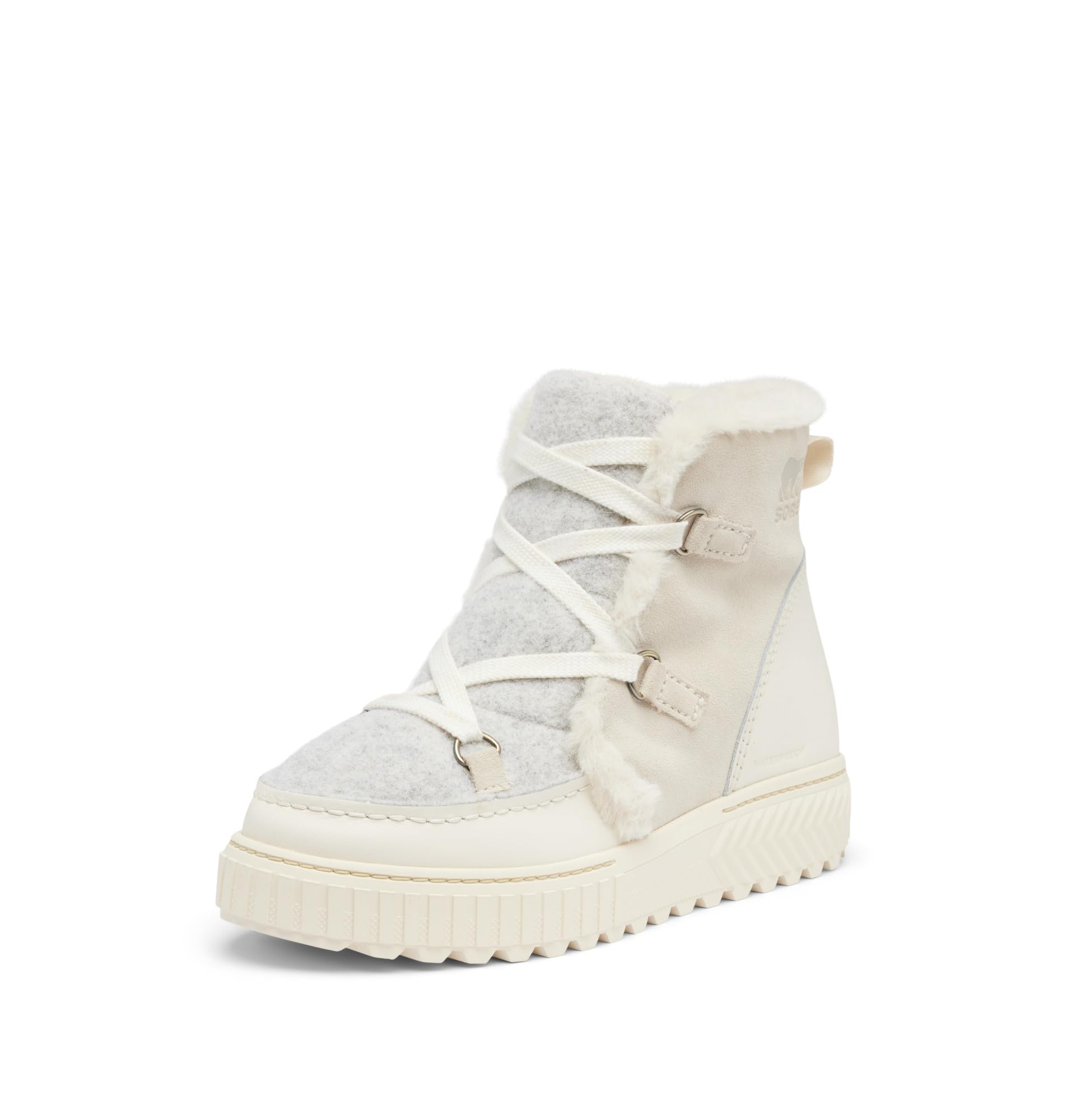 SOREL Women’s ONA AVE Alpine Waterproof Boot – Chalk, Chalk – 5