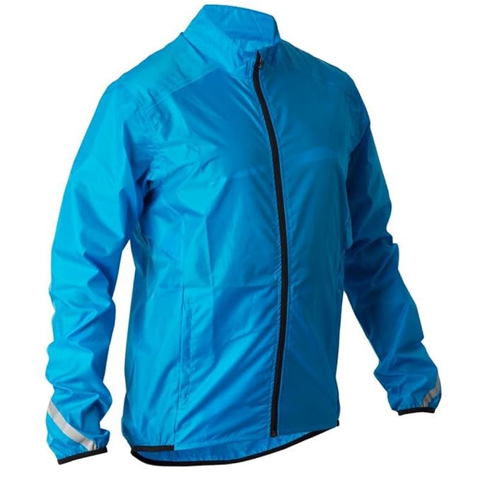 Buy B'TWIN 300 WATERPROOF CYCLING JACKET BLUE (XXL) Online at Low