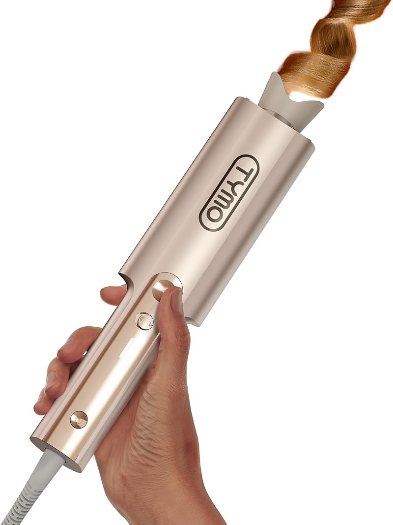 TYMO CurlPro Plus Automatic Hair Curler 32mm Long Barrel UK Plug Gold
