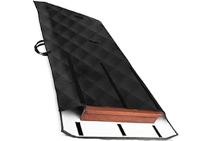 Usluole Table Leaf Storage Bag Padded, Extra Thick Quilted Dining Table Leaf Bag with Adjustable Closure, 54 x 28in Table Leaf Cover Flannel Back, Scratch Resistant(1pcs)