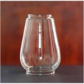 MEMEOKON Oil Lamp Glass Victorian Hurricane Chimney Lamp Globe Replacement Handblown Clear Glass Chimney Lamp Shade for Lantern