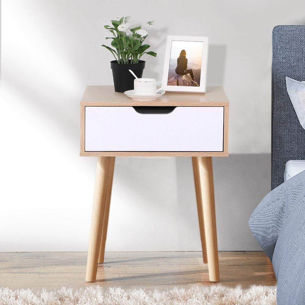 Yaheetech 2pcs Bedside Table Sofa Side E Buy Online In Albania At Desertcart