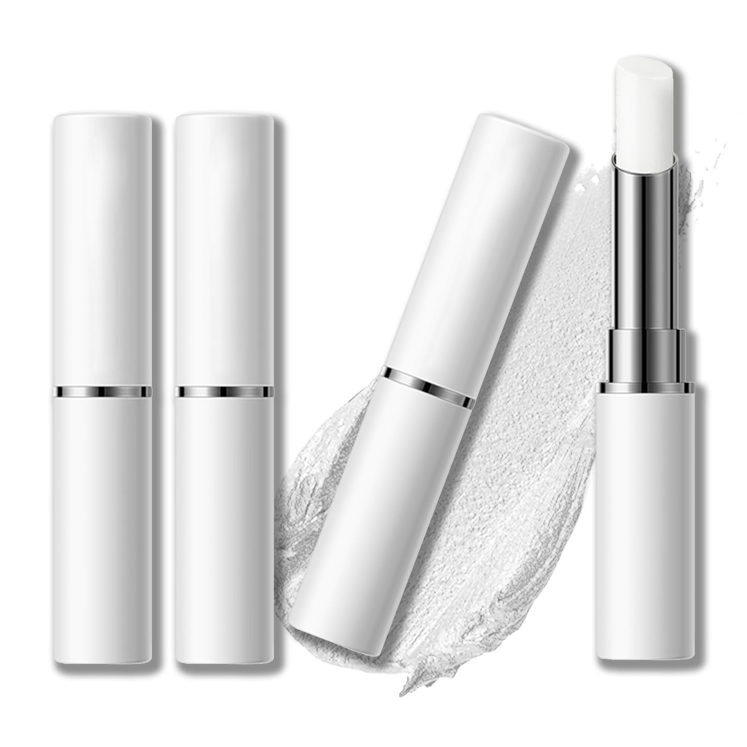 Photo 1 of 3 Pcs Lip Primer, Colorless & Odorless, Non-Sticky & Lightweight, Hydrating Lip Primer Perfect for Pre-Makeup Prep & Daily Lip Care, Travel-Friendly