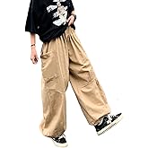 Gothic Harajuku Cargo Pants Y2K Women Wide Leg Joggers Hippie Streetwear Loose Baggy Trousers