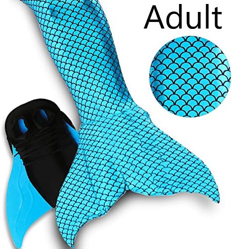 Mermaid Tails for Swimming Adult Womens Bikini Set Swimsuit with Monofin Swimmable Mermaid Party Dress Costumes