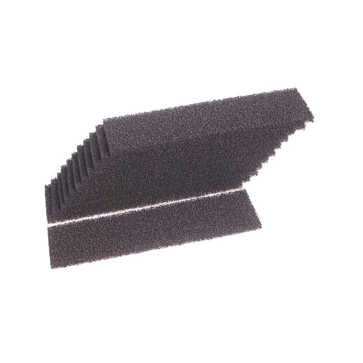 INGVIEE Pack of 12 Compatible Carbon Foam Filter Sponges Replacement for Fluval U4 Aquarium Filter