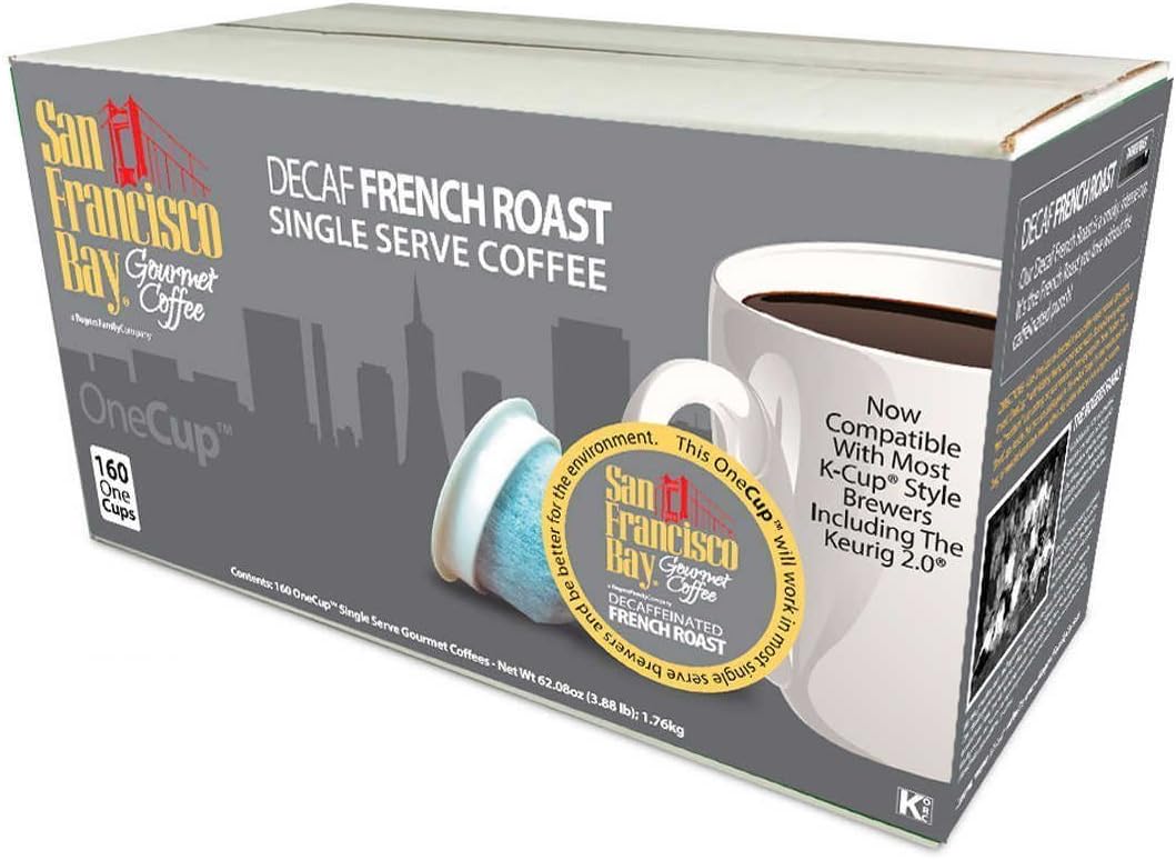 San Francisco Bay Decaf French Roast 160 OneCup