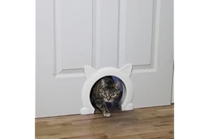 ikuso Indoor Cat Door, Cat Door for Interior Door, Pet Doors for Cat, Kitties and Kittens