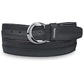 CUADRA | Casual Genuine Leather Belt for Men, Elegance and Functionality CS558RS Grey