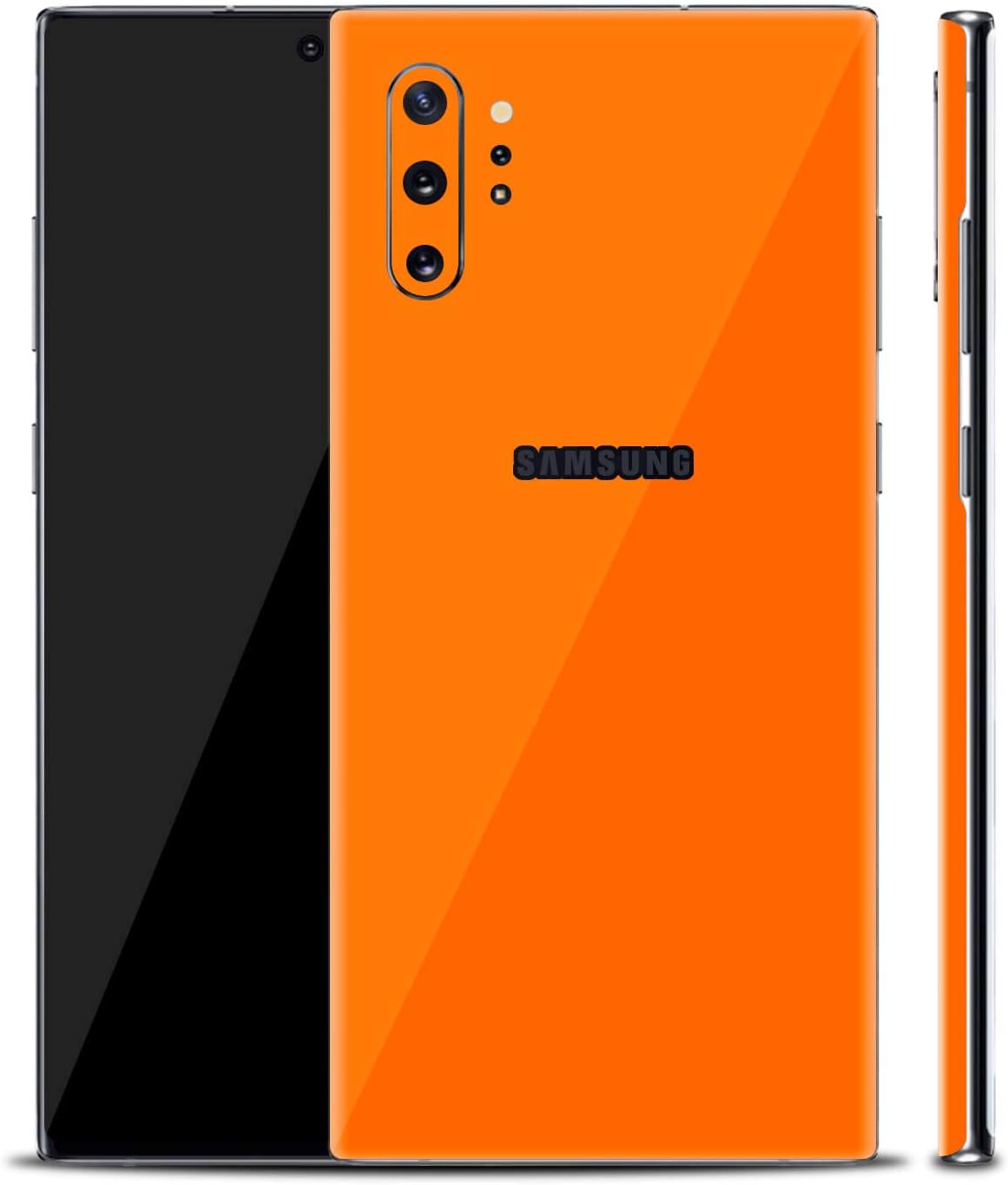 XtremeSkins Textured Skin Stickers for Samsung Galaxy Note 10 Plus 5G (Sunset Orange Gloss)