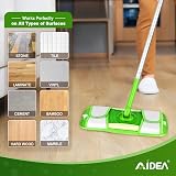 AIDEA 4pk Reusable Microfiber Mop Refills for Flash Speedmop 10-12 inch view 4