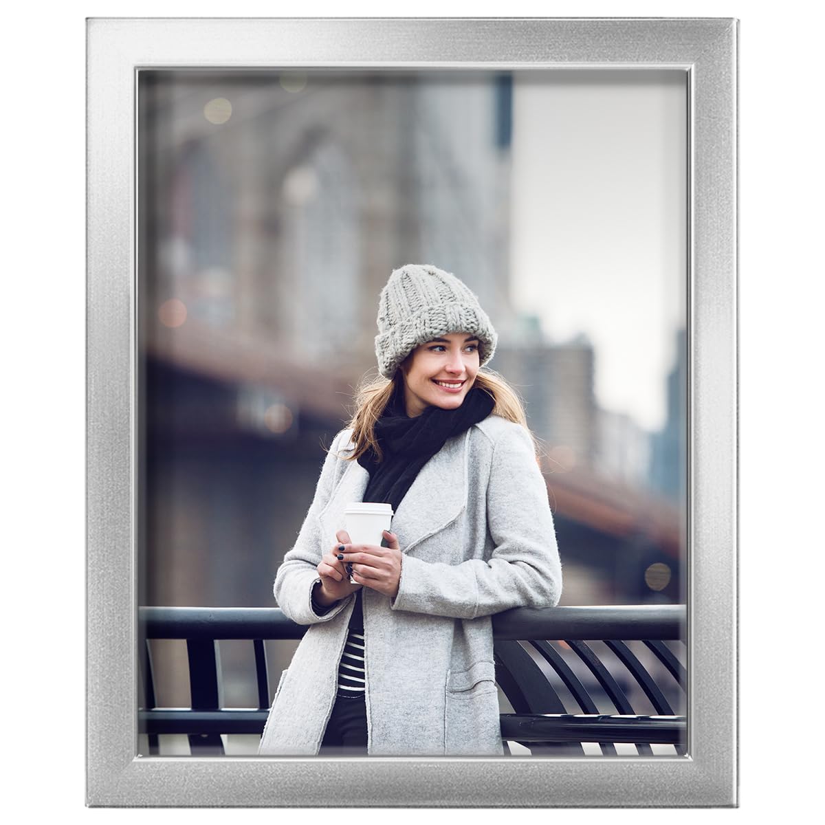 Renditions 8x10 inch Solid Wood Picture Frame, High