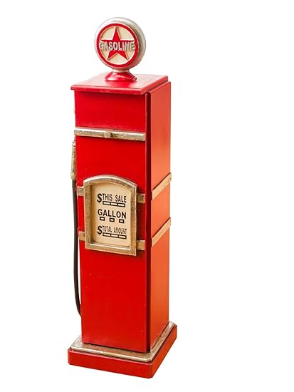 Shelf Petrol Pump Cabinet 87cm Cd Stand Gasoline Amazon