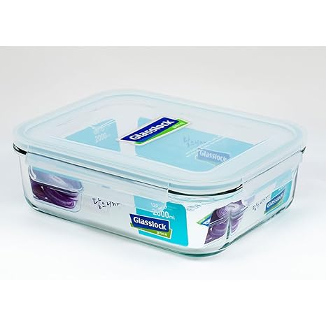 Amazon.com: Glasslock vidrio resistente al recipiente ...