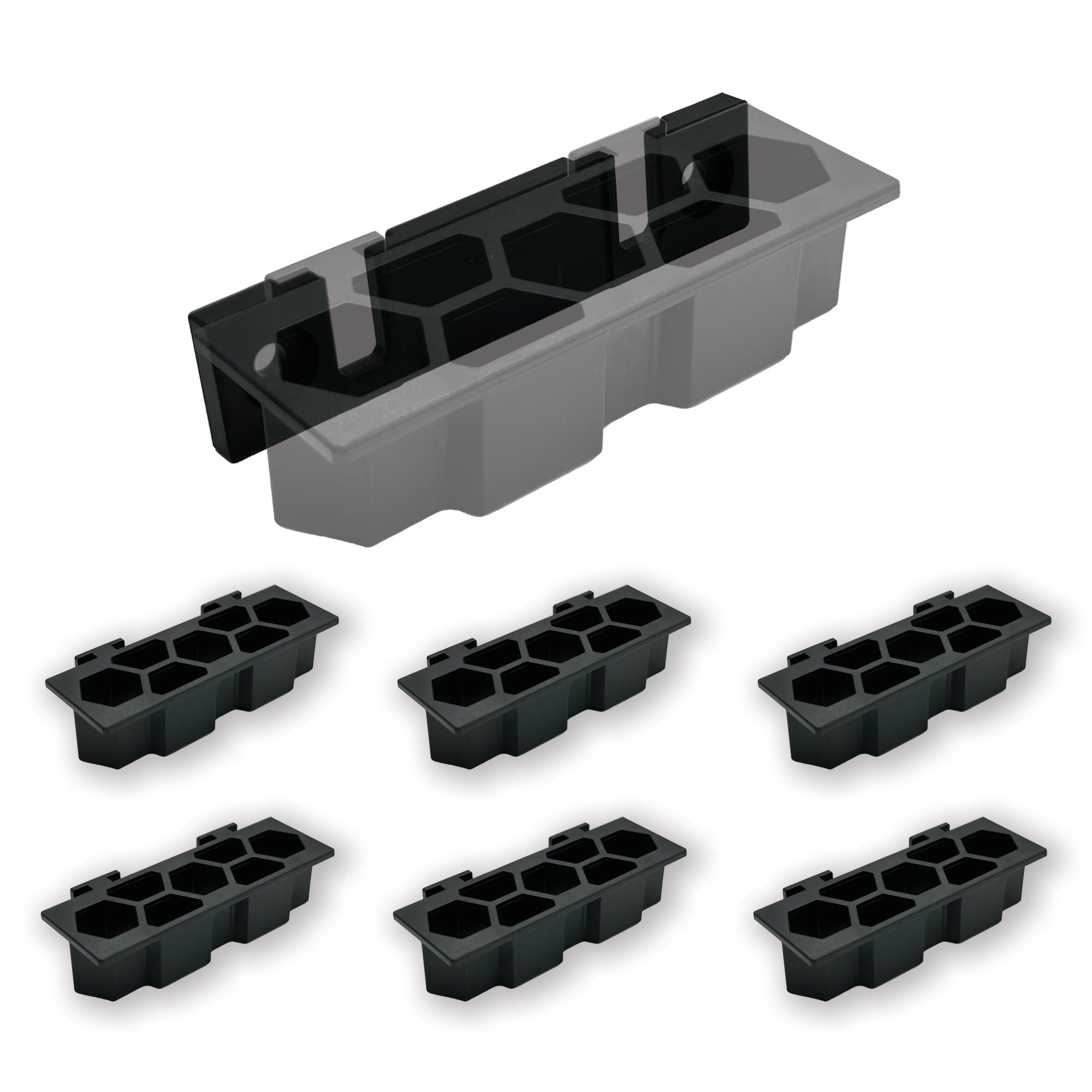 StealthMounts Wall Hive System Screwdriver (XL) | 6 Pack | Mounts for Tools Storage | Made in The UK