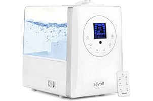 LEVOIT Humidifiers for Bedroom Large Room 6L Warm and Cool Mist for Families Plants with Built-in Humidity Sensor, Essential