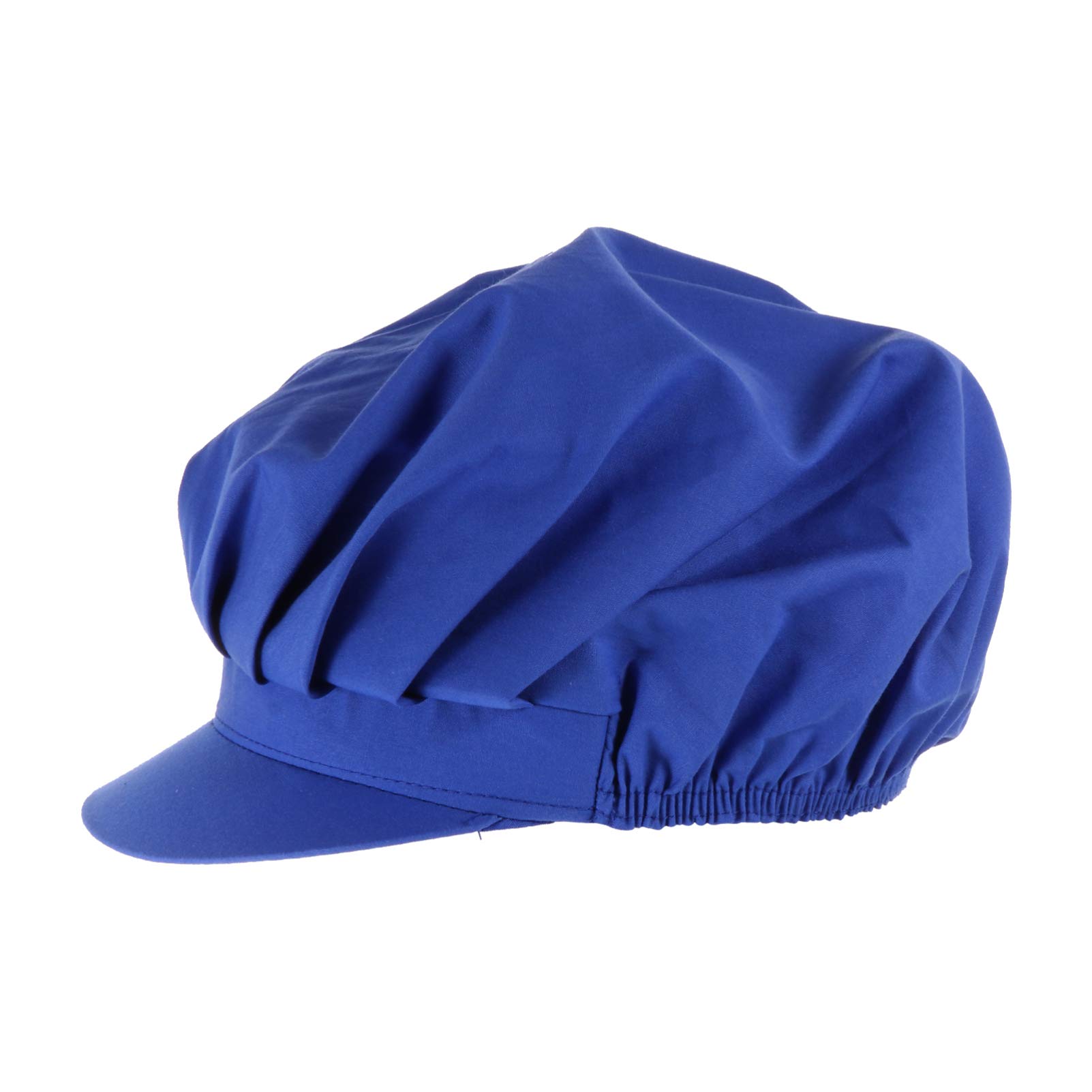 EXCEART Chef Hats Tube Adult Chef Hat Adjustable& Reusable Elastic Baker Kitchen Cooking Chef Cap Blue