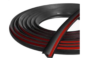 MYFAMIREA Fender Flare Edge Trims, 18Ft EPDM Fender Flares Rubber Seal for Car and Truck Wheel Wells with Automotive Adhesive