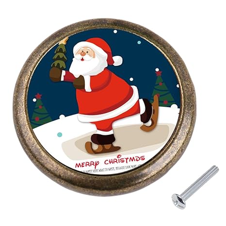 Prettyia Christmas Theme Drawer Cabinet Wardrobe Door Pull Handle