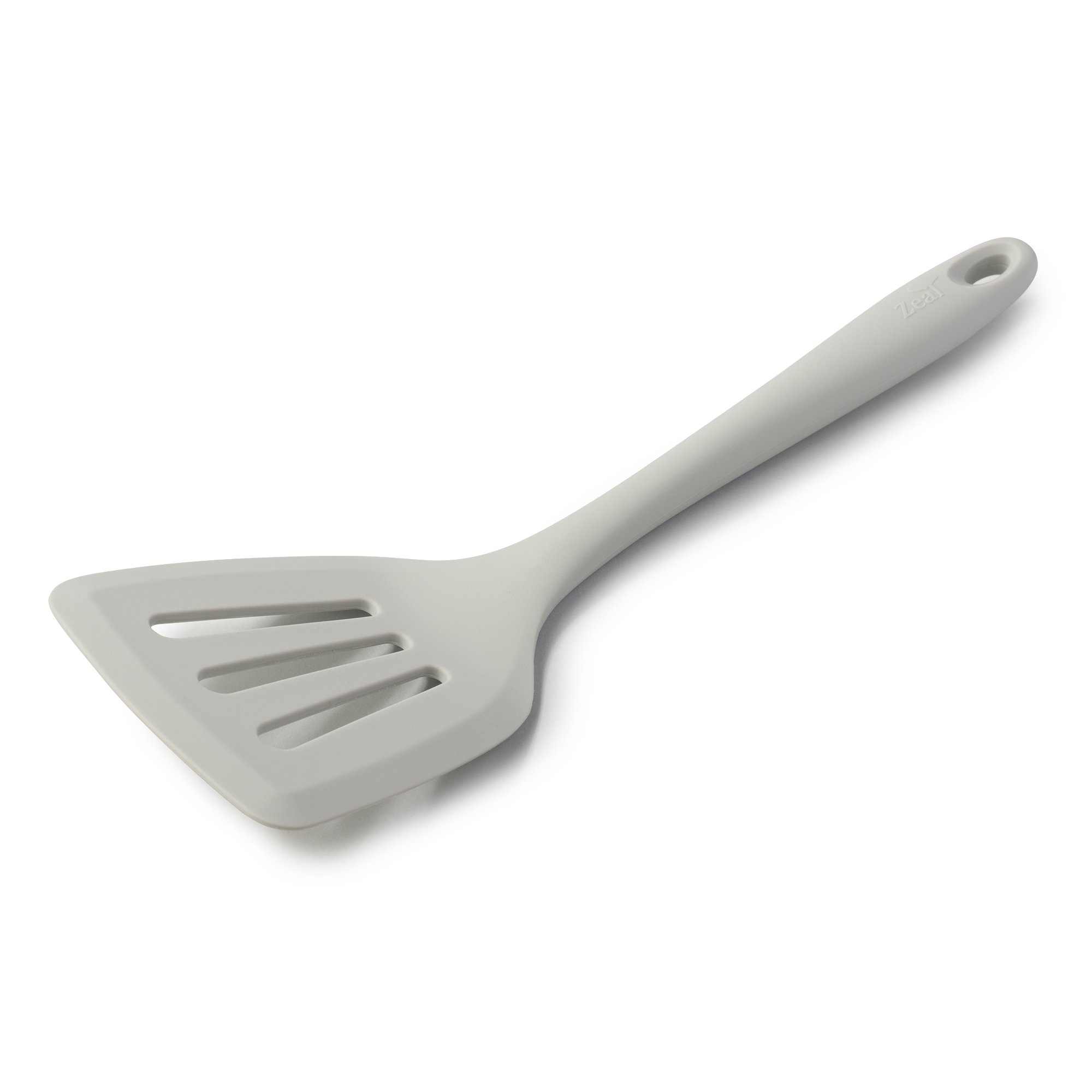 Zeal Silicone Non-Stick Slotted Fish Slice/Cooking Turner (30cm) -French Grey