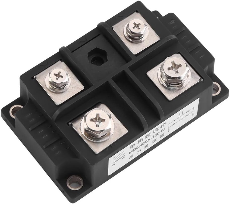 QWORK 6x Redresseurs De Pont KBPC2504 400V 25A - Conversion AC/DC Pour Électronique Puissance