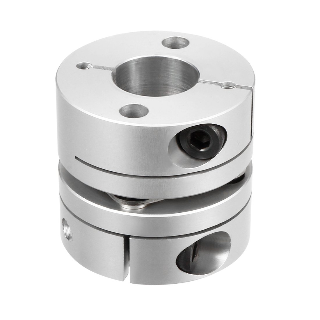 sourcingmap 10mm to 14mm Bore One Diaphragm Motor Wheel Flexible Coupling Joint