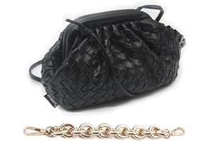 NAARIIAN Dumpling Bag,Clutch Purse for women Shoulder Bag Dupes Designer Cloud handbag PU Leather Woven Handbag