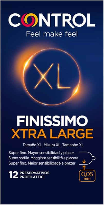 Controle de preservativo xl - 12 unidades