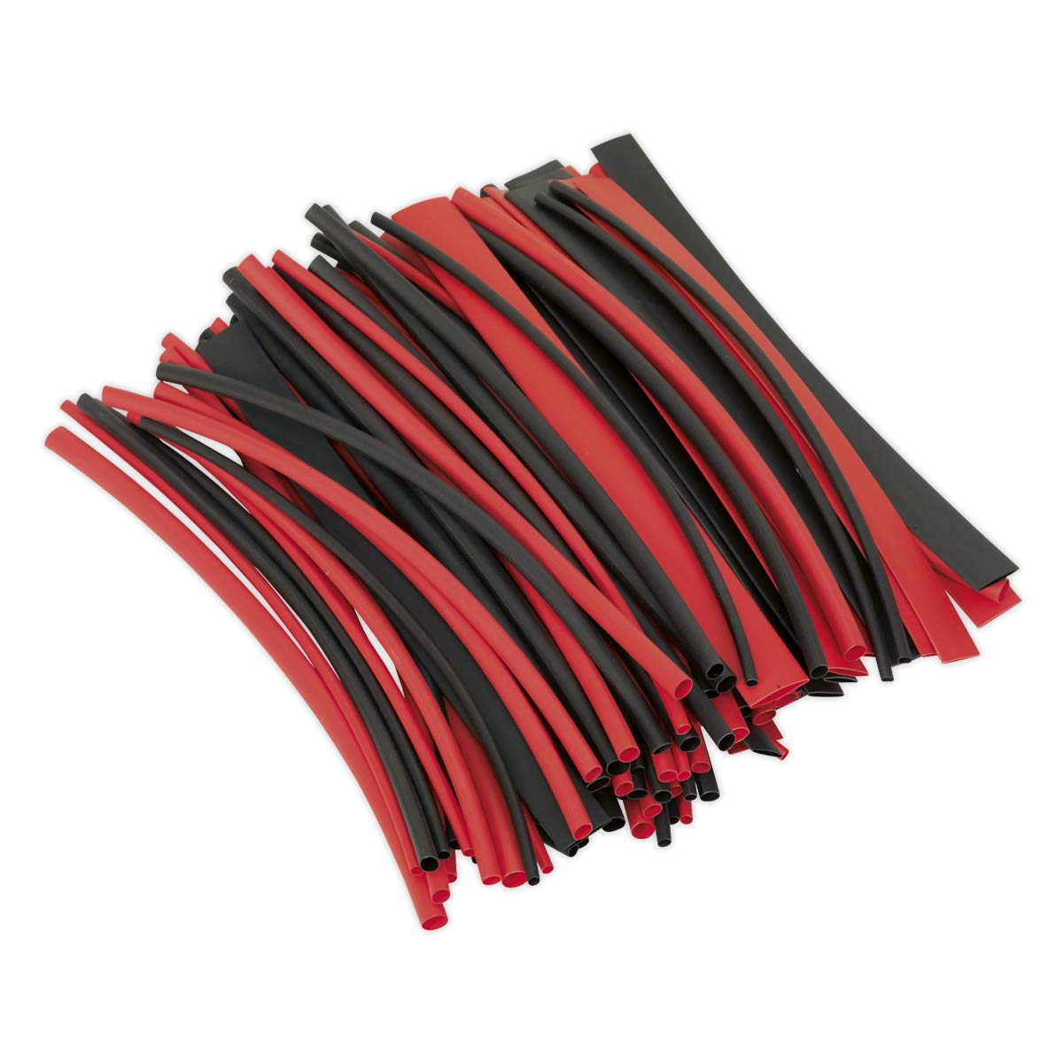 Sealey Hst200Br Heat Shrink Tubing Black & Red 200Mm 100Pc