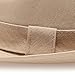 Classic Trilby Short Brim 100% Cotton Twill Fedora Hat with Band(Khaki,LXL)