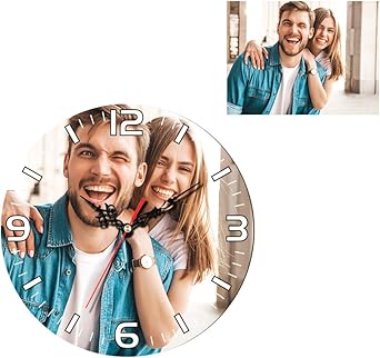 Regalos personalizados para reloj de bolsillo, diseño personalizado y texto de bolsillo, con cadena en la cintura y caja de regalo para hombres y mujeres: Amazon.es: Relojes