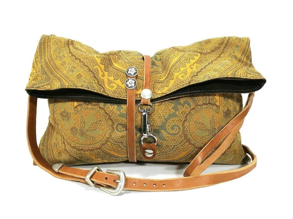 Gyoiamea BORSA GIORNALIERA DONNA Uomo TRACOLLA MULTI TASCHE CAPIENTE Grande Tela Tessuto 117311568 - Foto 2