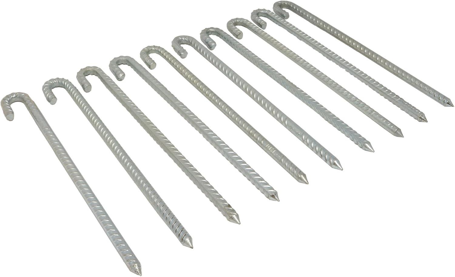 10 Tor Steel 14" Ground Pegs J Pins Marquee Peg BIG Tent Peg