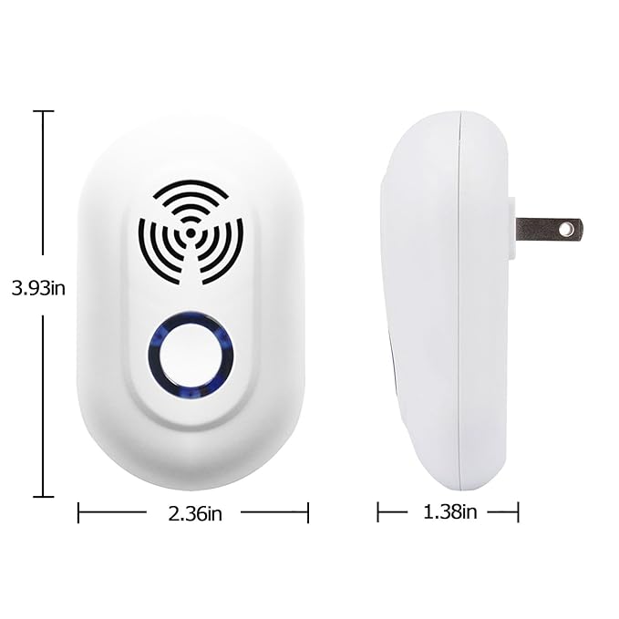 Repelente de plagas ultrasónico electrónico enchufe de pared ...