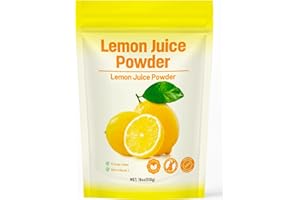 EGCINA Lemon Juice Powder 18 oz - No Sugar, No Additives, Freshly Squeezed 100% Pure Freeze-Dried Lemon Powder for Water, Baking & Cooking | Fast Dissolving, Value Family Pack (Lemon Juice Powder)