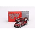 True Scale Miniatures Model Car Compatible with Bugatti Divo (Red Metallic) 1/64 Diecast Model Car MGT00503