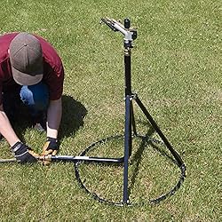 Strongway Tripod Sprinkler with Round Base