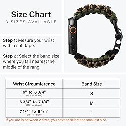 KORDIZ Survivor Pro - Nylon Paracord band for Apple
