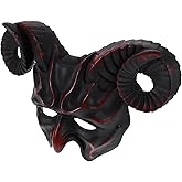 Abaodam Ox Horn Mask Horns Masquerade Mask Animal Half Face for Festival Party Halloween Costume Cosplay