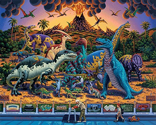 Dowdle Folk Art: Dinosaur Museum 500pc Puzzle