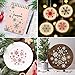 Mocoosy Christmas Snowflake Stencils Template, Snowflake Stencils for Painting on Wood Reusable, Plastic Christmas Craft Template for Spraying Window Glass Wall Door Xmas Holiday Snow Flake DIY Decor