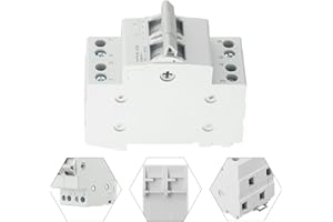 KoiLykke 2P 40A/63A Manual Transfer Switch Interlock Kit MTS for Dual Power Systems, AC400V, 8kA Breaking Capacity