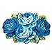 USTIDE Blue Rose Area Rug Antiskid Carpet/Area Rug Kids Rug