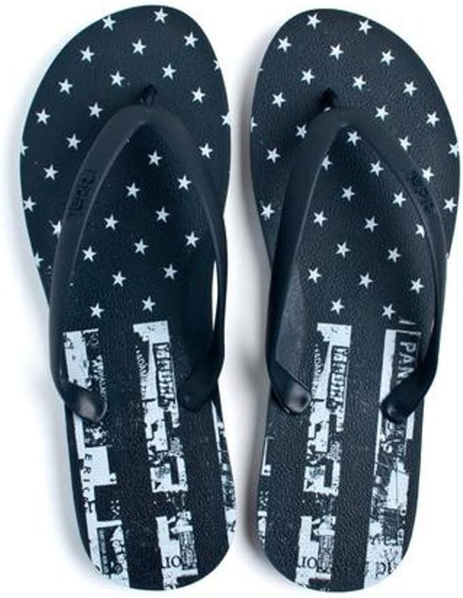 Amazon.com: Tidal New York New Mens Rocket Flip Flops Black Sz 8 M: Sports & Outdoors