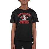 Team Fan Apparel NFL Youth Gameday Football T-Shirt, Lightweight Tee, Tagless Sports Gear, Boys and Girls Apparel