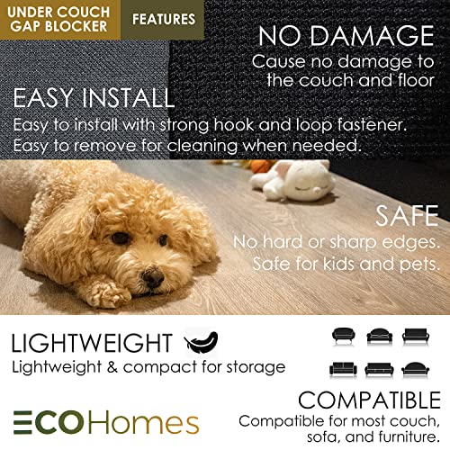 ECOHomes Under Couch Guards Toy Blocker Barrier for Under Sofa, Bed