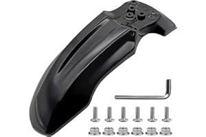 Front Fender Mudguard Compatible with Ebike Tuttio Soleil 01, CRF50 Style 125CC Pit PRO Trail Dirt Bike & 2000-2003 XR50 | Mo