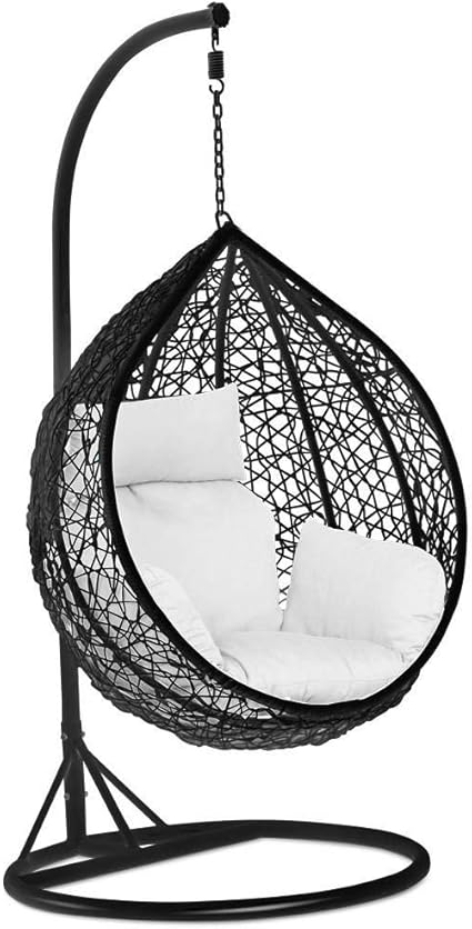 Rattan Swing Chair Hanging Garden Patio Indoor Outdoor Egg Chair with