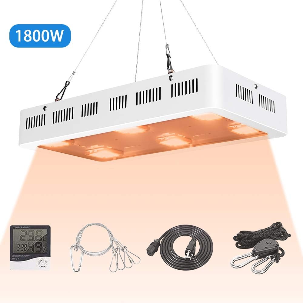 Amazon.com : X6 1800W COB LED Grow Light UV Full Spectrum ...